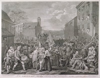 „Pochod do Finchley“, 1761. od Luke Sullivan