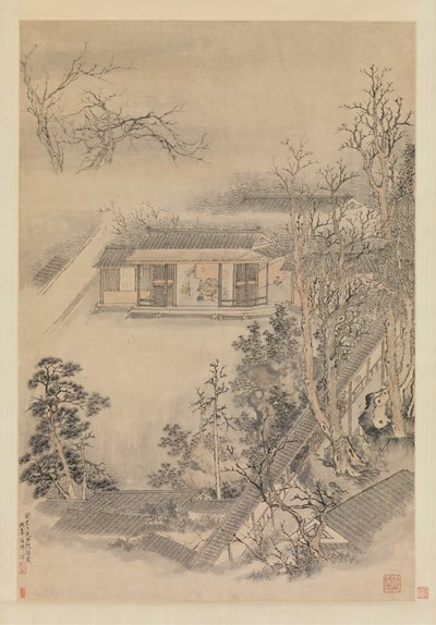 Pití v bambusové zahradě, 1773. od Luo Ping