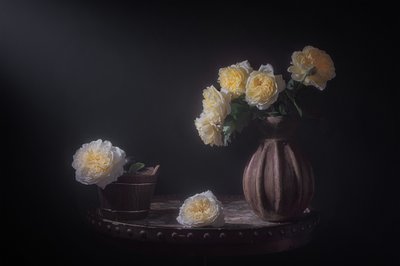 Elegantní žluté růže od Lydia Jacobs