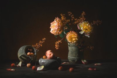 Náladové růže a ovoce od Lydia Jacobs