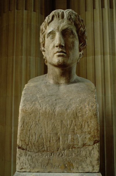 Alexandr Veliký (356-323 př.nl) (mramor) (viz také 16535) od Lysippos (attributed to)
