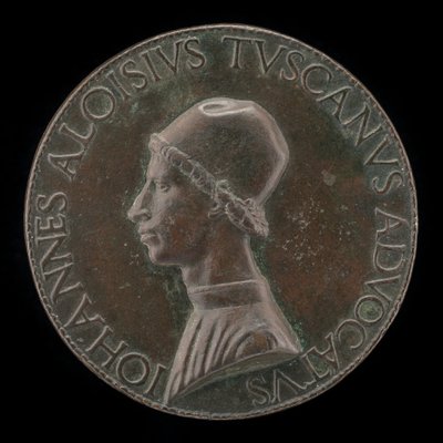 Giovanni Alvise Toscani, c. 1450-1478, milánský právní poradce, konzistorní advokát ... [avers]. od Lysippus Junior