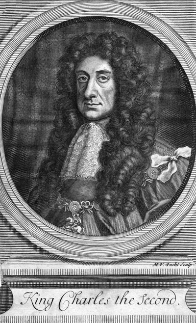 Karel II., král Anglie, Skotska a Irska, 1818. od MV Gucht