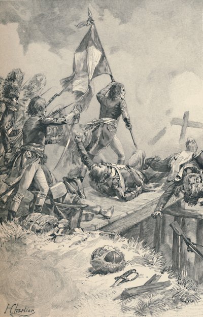 Bonaparte v Arcole, 1796, 1896 od M. Haider