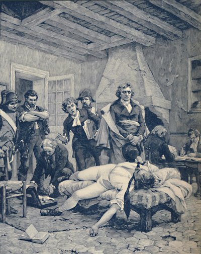 Smrt Pichegru, 1804, 1896 od M. Haider