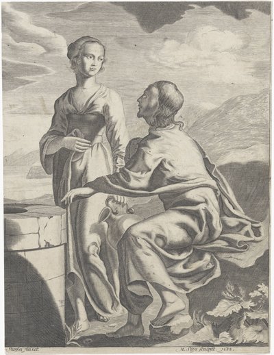 Kristus a Samaritánka od M. Suys