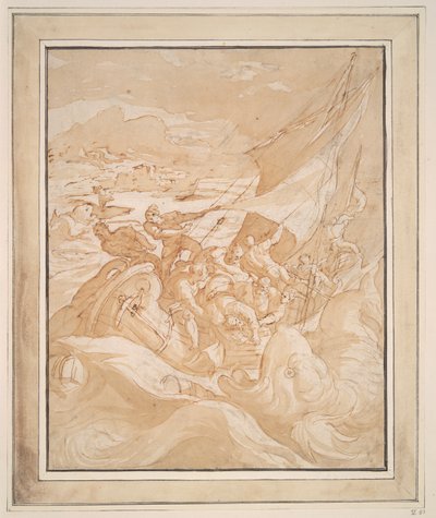 Jonah hozen přes palubu od Maarten de Vos