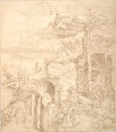 Alegorie o síle víry od Maarten van Heemskerck