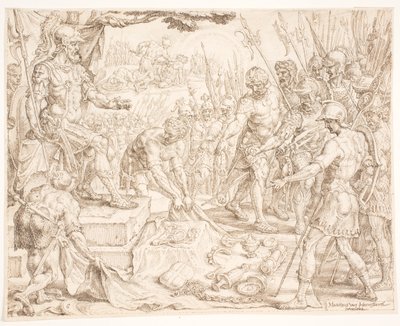 Gideon dostává kořist od Maarten van Heemskerck