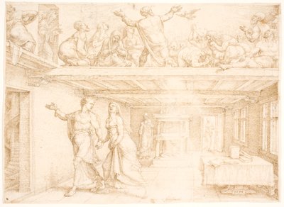 Vylití Ducha svatého o Letnicích od Maarten van Heemskerck