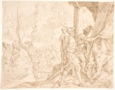Bagoas našel Holofernovo tělo od Maarten van Heemskerck