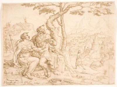 Juda a Támar od Maarten van Heemskerck