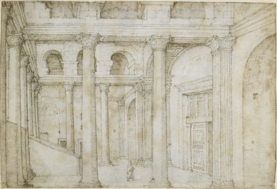 Předsíň Pantheonu od Maarten van Heemskerck