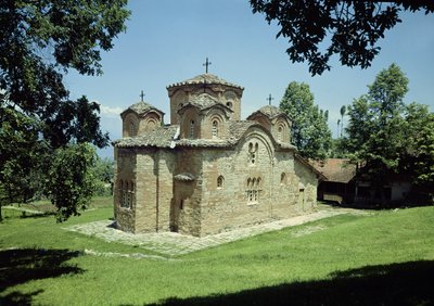 Klášterní kostel sv. Pantaleimona, postavený kolem roku 1164 od Macedonian School