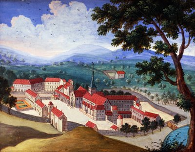 Opatství Port-Royal-des-Champs od Madeleine (attr. to) Boullogne