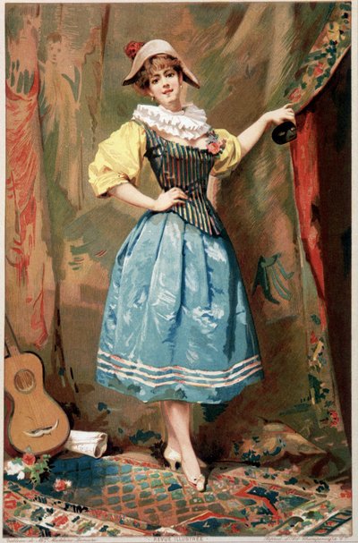 Kostým (Žena s kytarou), sd. 19 od Madeleine Lemaire