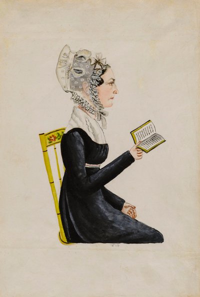 Portrét Elizabeth Sweitzer Musserové od Maentel, Jacob