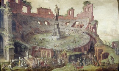Starožitné býčí zápasy, 1552 od Maerten van Heemskerck
