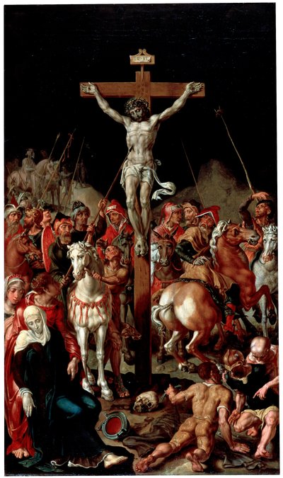 Kalvárie, mezi 1545 a 1550 od Maerten van Heemskerck