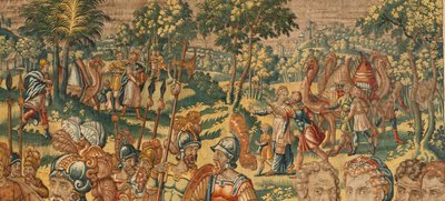 Příběh Gideona, soudce a válečníka Hebrejů, konec 16. století (tapisérie) od Maerten van Heemskerck