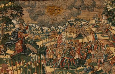 Příběh Gideona, konce 16. století (hedvábí a vlna) od Maerten van Heemskerck