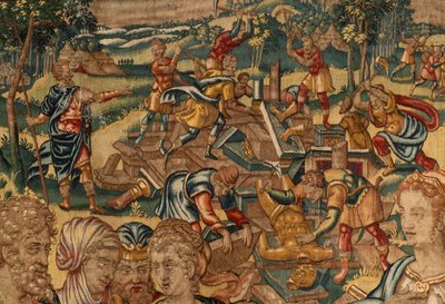Příběh Gideona, konec 16. století (hedvábí a vlna) od Maerten van Heemskerck