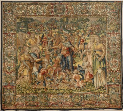 Příběh Gideona, konec 16. století (hedvábí a vlna) od Maerten van Heemskerck