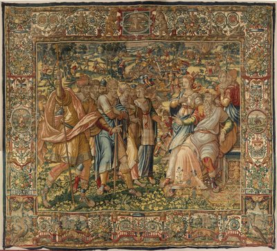 Příběh Gideona, konec 16. století (hedvábí a vlna) od Maerten van Heemskerck
