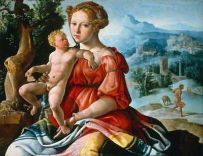 Zbytek na útěku do Egypta od Maerten van Heemskerck