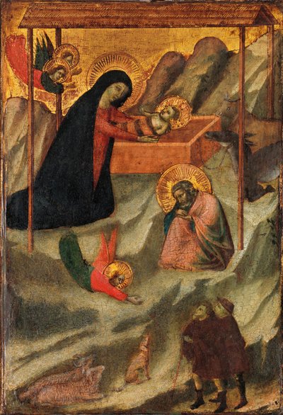 Narození Páně, ca. 1320-40. od Maestro Daddesco