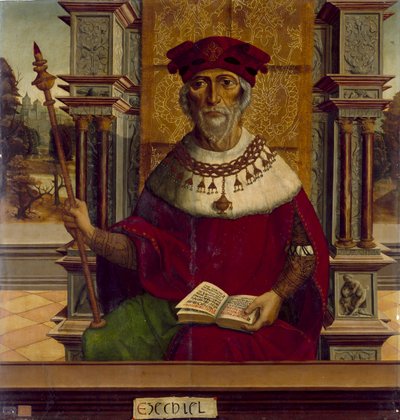 Prorok Ezechiel, c. 1525 od Maestro de Becerril