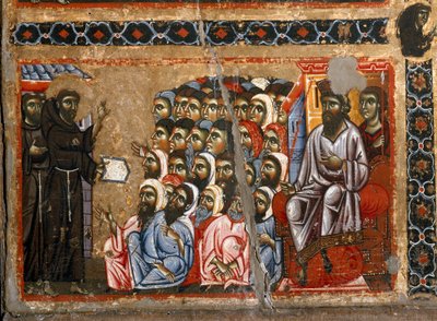 Historie života svatého Františka z oltářního obrazu San Francesco d