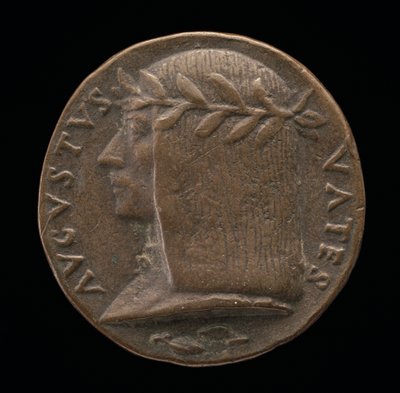 Augusto da Udine Publio Augusto Graziani, básník a astrolog [avers], c. 1519. od Maffeo Olivieri