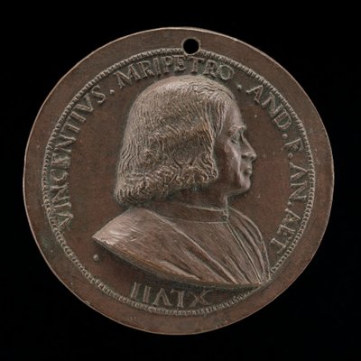 Vincenzo Malipiero, benátský patricij, bratr Francesca [avers], 1523. od Maffeo Olivieri