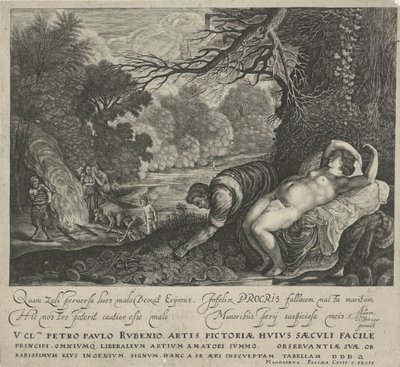 Cephalus en Procris od Magdalena van de Passe