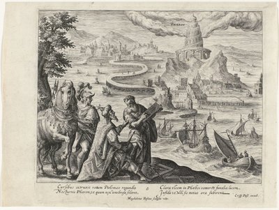 Pharos z Alexandrie Sedm divů světa (název série) od Magdalena van de Passe