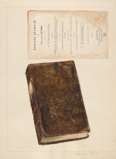 Kniha - anglická gramatika, c. 1936. od Magnus S. Fossum