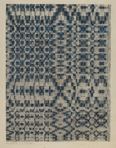 Přikrývka, c. 1938. od Magnus S. Fossum