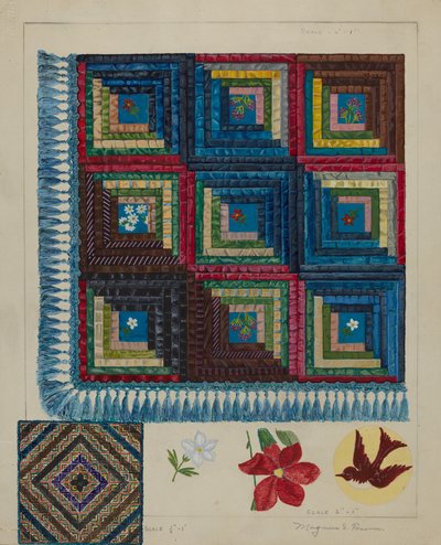 Deka - vzor srubu, c. 1936. od Magnus S. Fossum