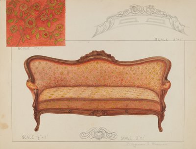 Pohovka, c. 1936. od Magnus S. Fossum