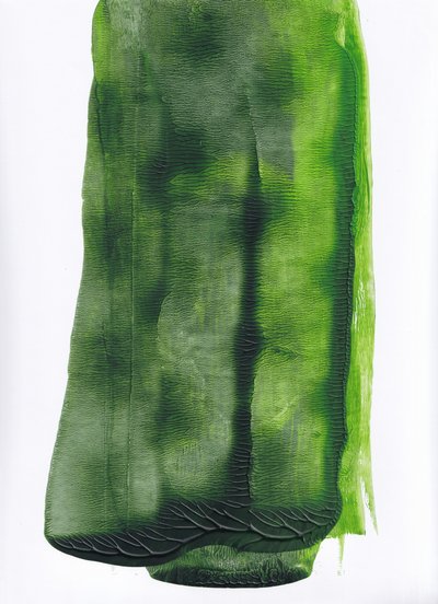 Abstrakt v odstínu Fluid Green od Maira Ribena