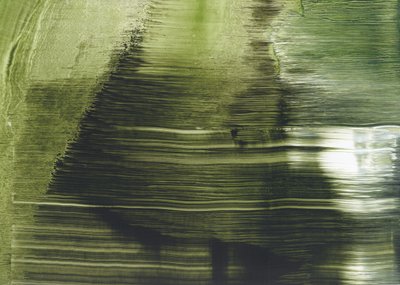 Abstrakt v odstínu Fluid Green od Maira Ribena