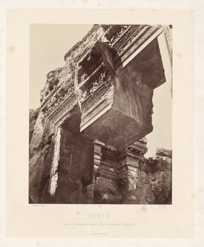 Gezicht op de collonade in het midden van de tempel van Luxor, Egypt (Egypt/Chrám Louksor, Celkový pohled na střední kolonády (Théby) Starověká architektura: Egypt, Řecko, Malá Asie: Fotoalbum (název série) od Maison Bonfils