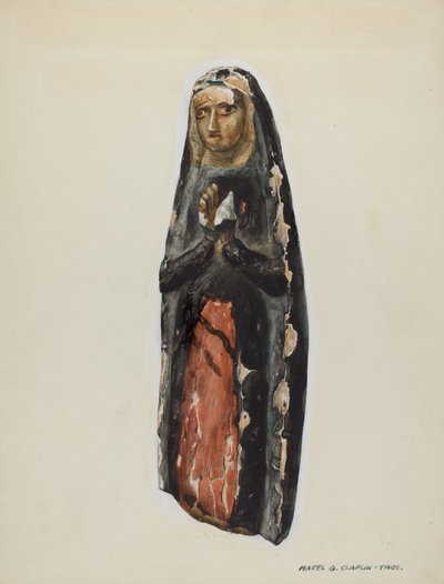 Bulto Virgin, c. 1939. od Majel G. Claflin