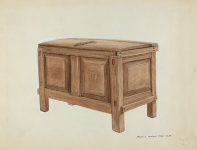 Obilná truhla, c. 1937. od Majel G. Claflin