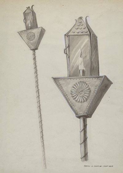 Penitente Processional Lucerna, c. 1937. od Majel G. Claflin