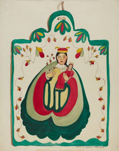 Dřevěný oltář, sv. 1937. od Majel G. Claflin