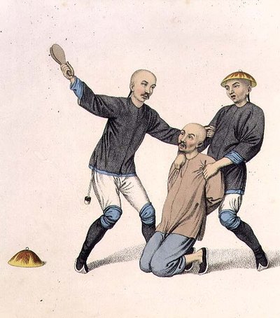 Bestrafung eines Bootsmanns, Platte 7 aus 