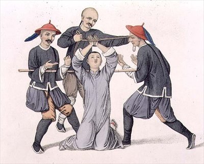 Folterung der Finger, Tafel 10 aus 