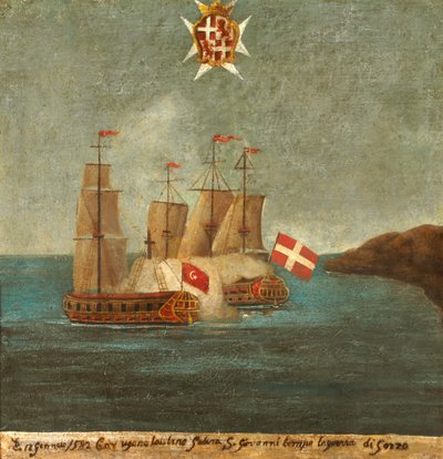 Námořní bitva, 1582, Gozo od Maltese School